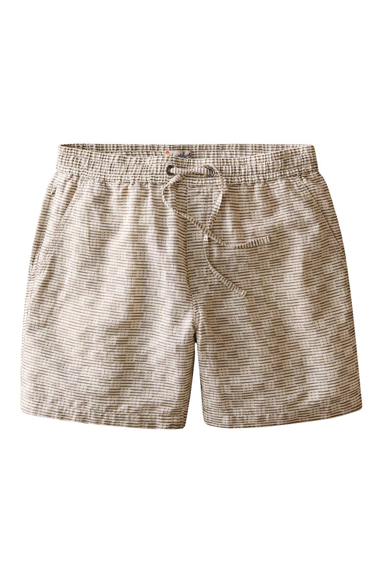 Saturday Dobby Shorts, Alternate, color, WHITE/ BROWN CHECK