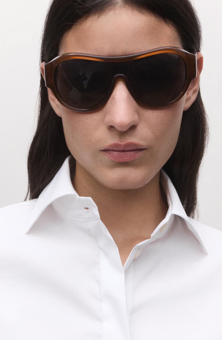 MANGO Button Up Shirt, Alternate, color, 