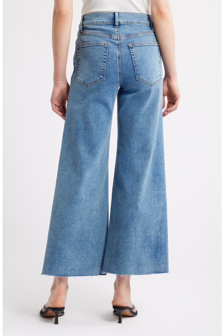 Le Palazzo Crop Wide Leg Jeans, Alternate, color, CRAVE RAW AFTER