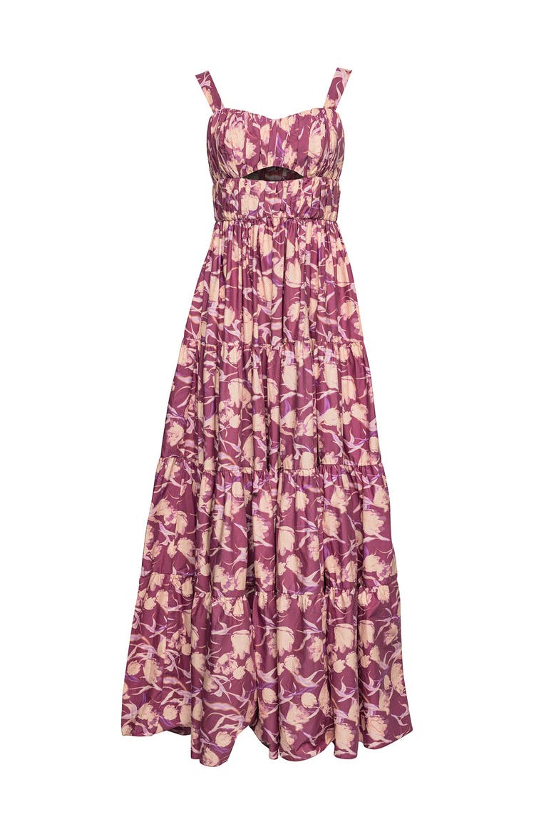 Vera Orchid Rush Cotton Dress, Main, color, Orchid