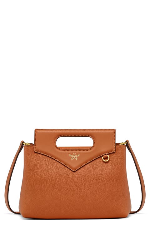 Soft Diamond Tote in Embossed Leather