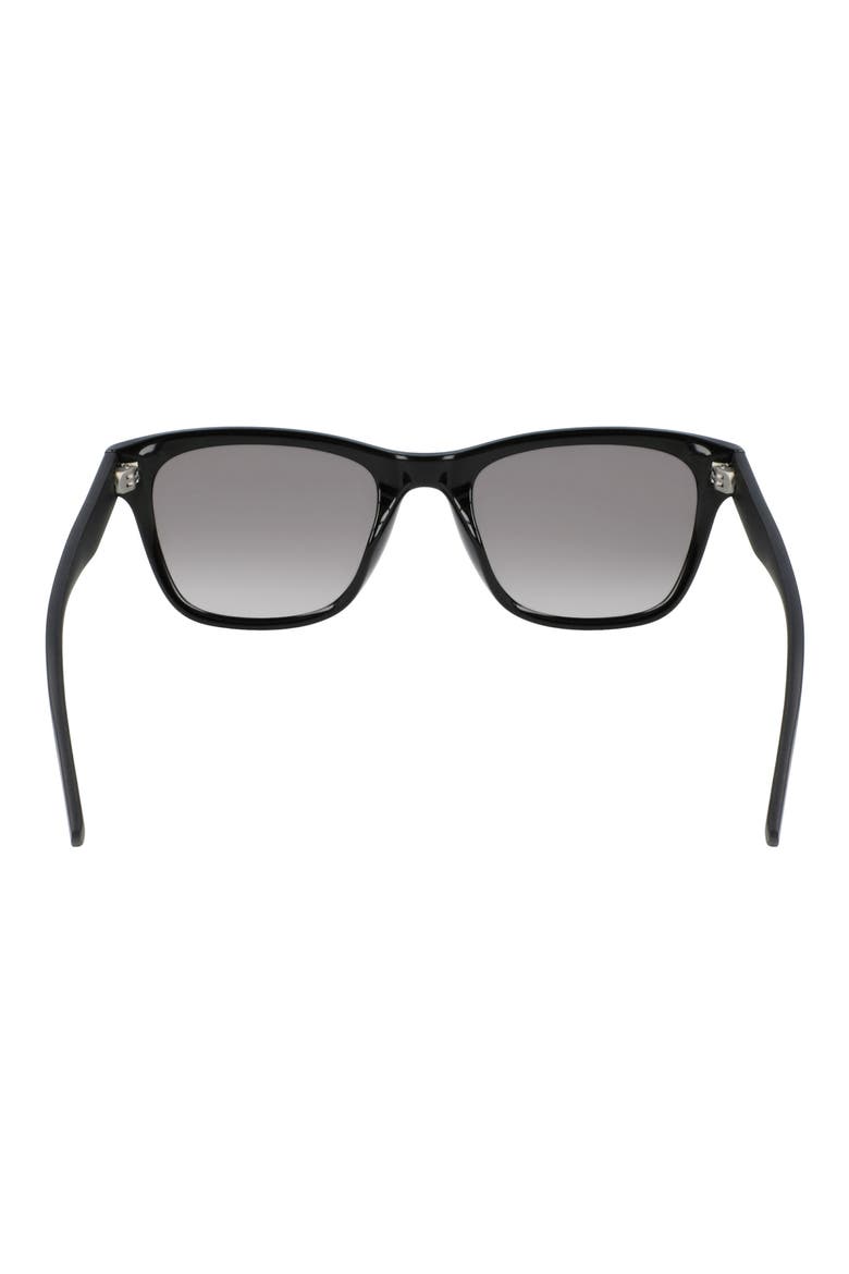 Malden 52mm Rectangular Sunglasses, Alternate, color, BLACK/ BLACK