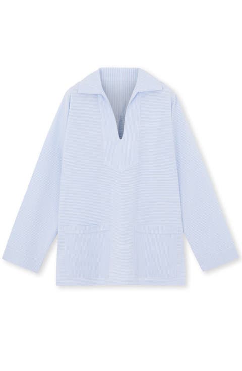 Striped Popeline Shirt