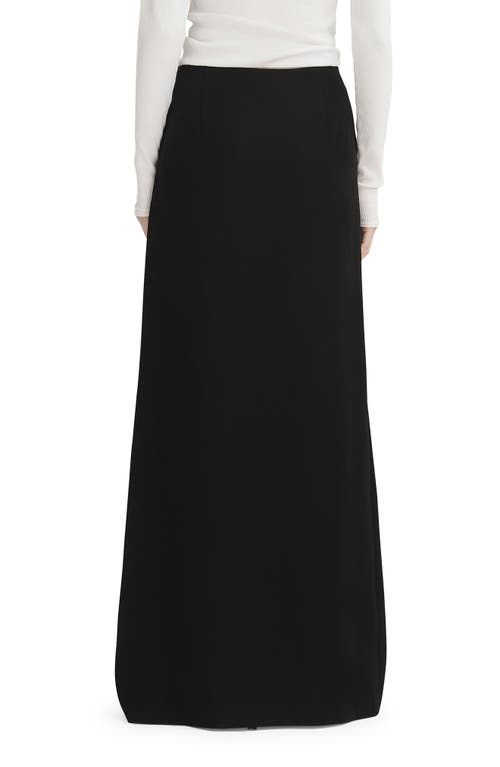 Rag & Bone Women's Ilana Japanese Crepe Maxi Skirt In Black