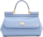 Dolce&Gabbana Medium Sicily East/West Patent Leather Satchel