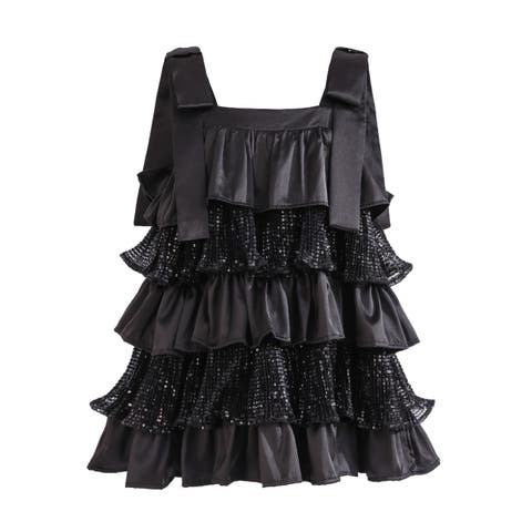 Bellamy Ruffle Sequin Dress