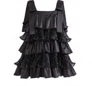 Tulleen Bellamy Ruffle Sequin Dress