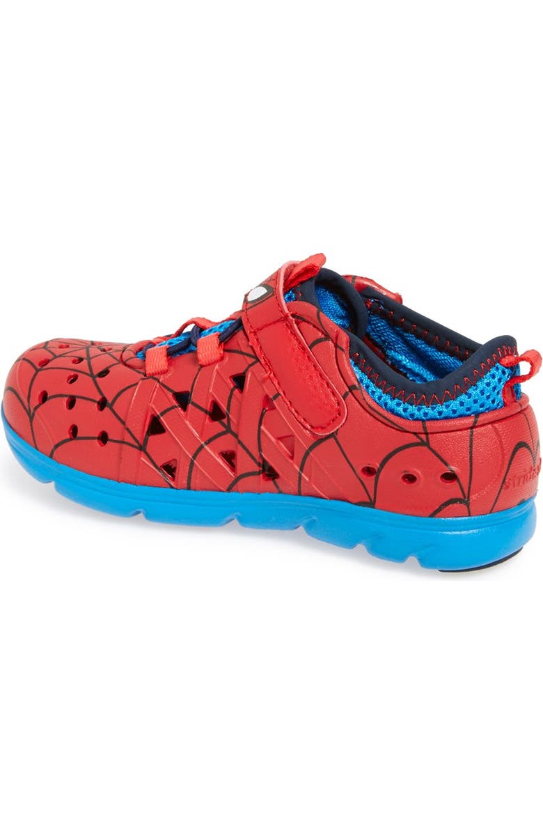 Stride Rite 'Made2Play<sup>®</sup> Phibian - Spiderman' Sneaker, Alternate, color,