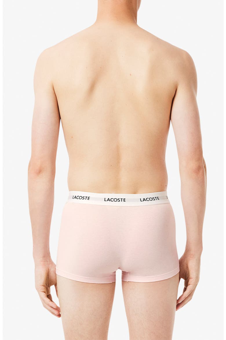 Core Essentials Assorted 3-Pack Stretch Cotton Boxer Briefs, Alternate, color, AQI FLAMINGO/ SILVER CHINE-ABY