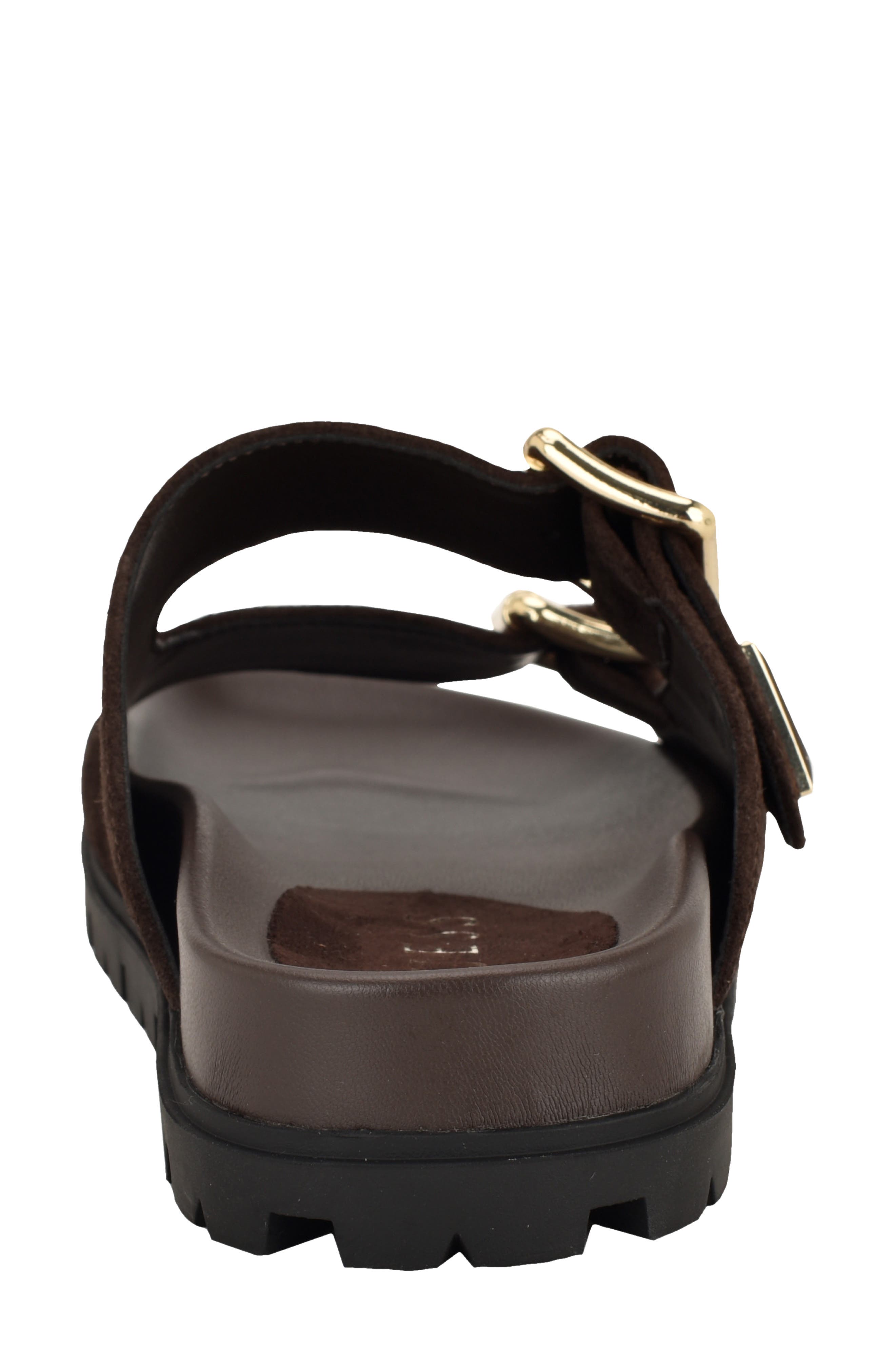 GUESS Fasten Sandal, Alternate, color, Dark Brown