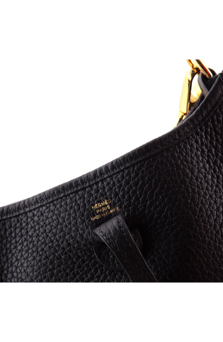 Pre-Owned Hermes Evelyne Bag Gen III Clemence TPM, Alternate, color, Noir