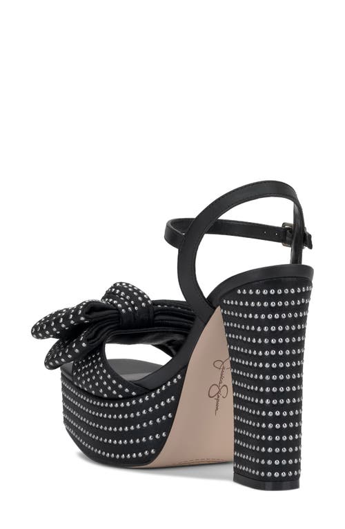 Jessica Simpson Lollien Ankle Strap Platform Sandal In Black
