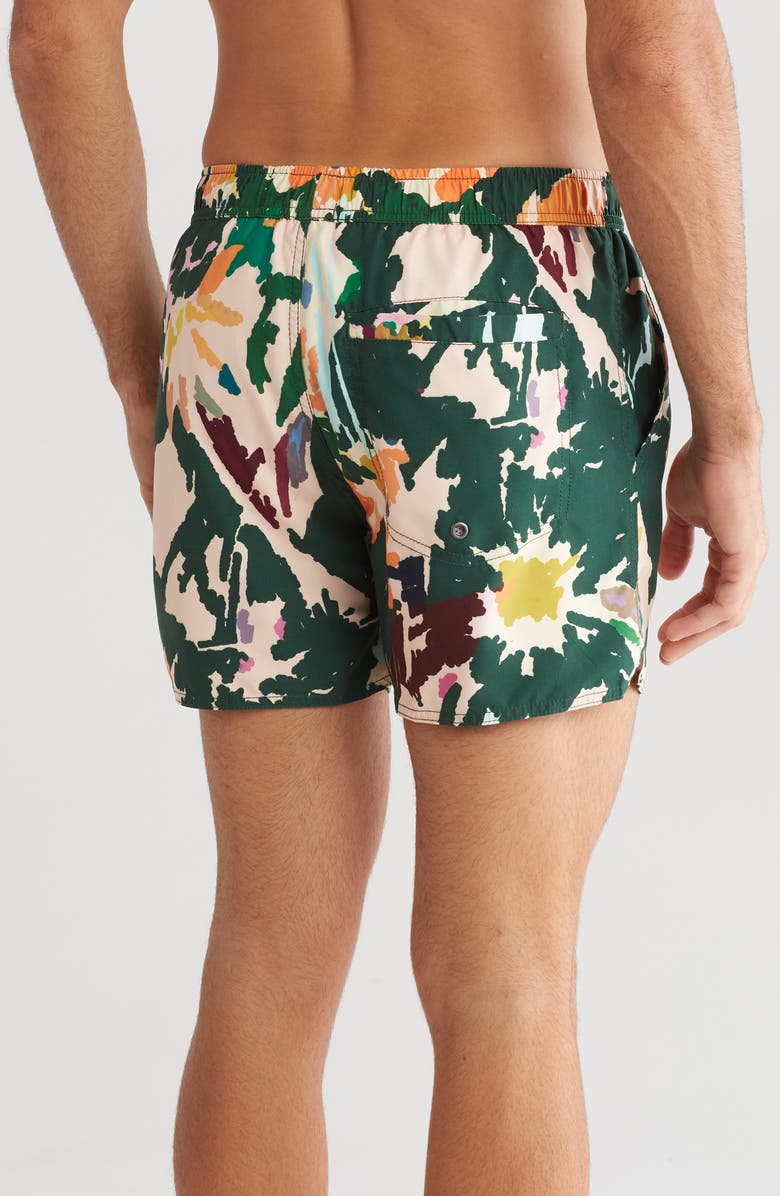 Native Youth Print Swim Trunks, Alternate, color, 