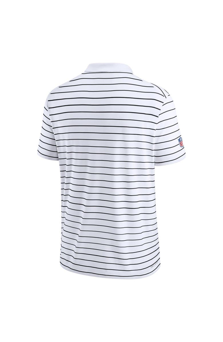 Nike Men's Nike White Carolina Panthers Sideline Lock Up Victory Performance Polo, Alternate, color, White