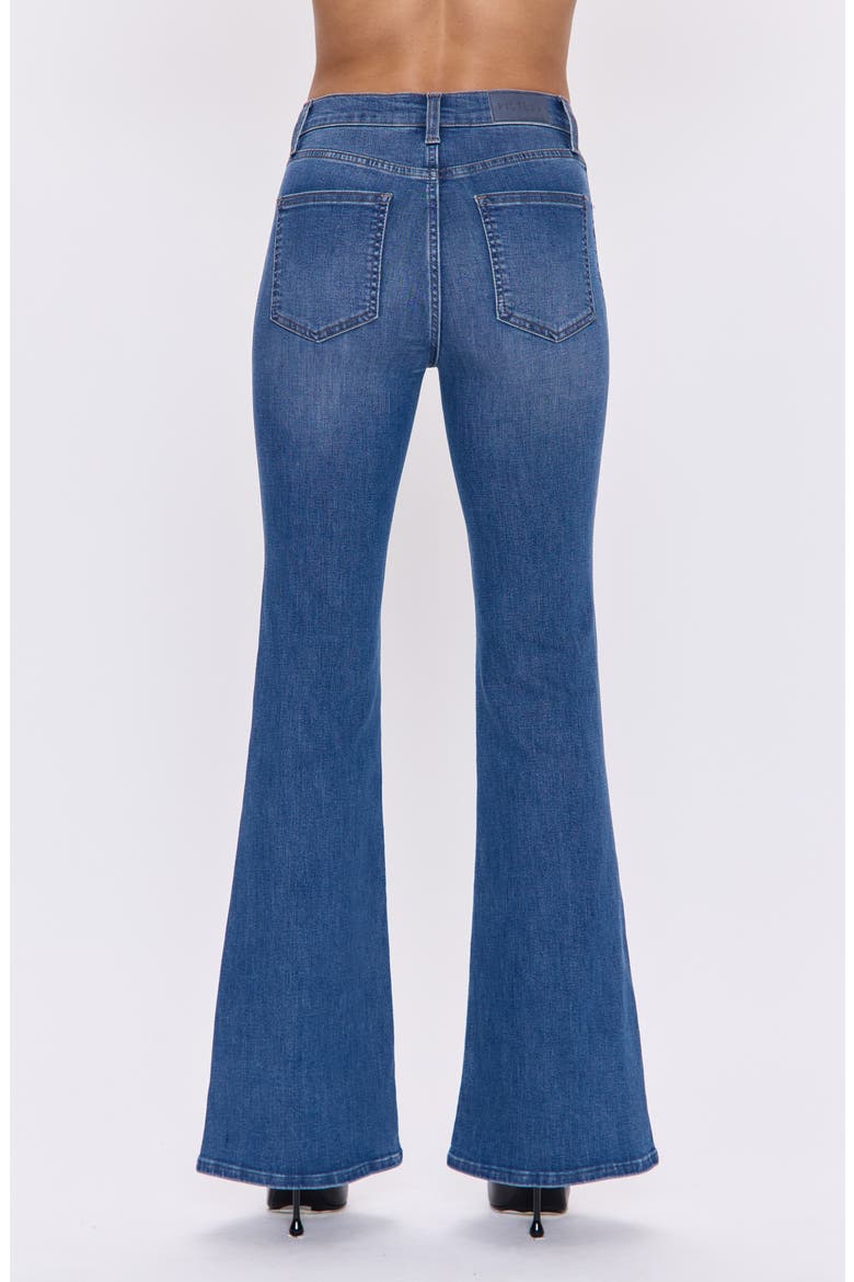 Kinsley Flare Jeans, Alternate, color, AZURE