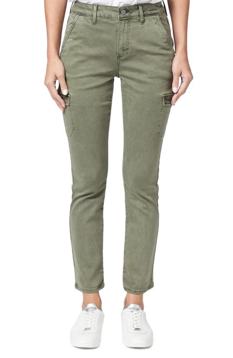 Jolie High Waist Ankle Slim Utility Pants