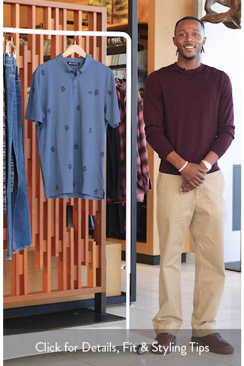 Rome Around Floral Button Down Polo video