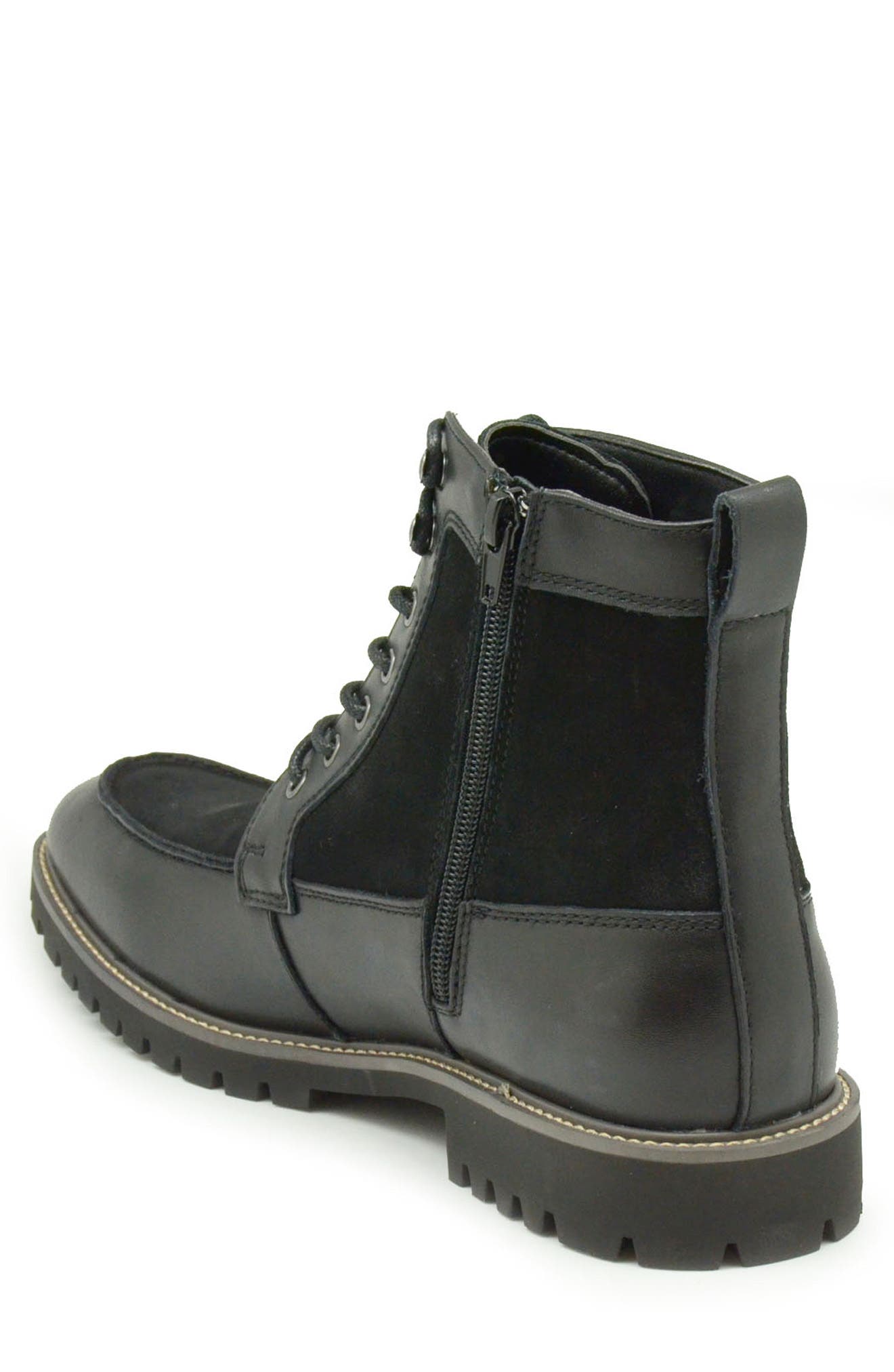 La Milano Hearth II Combat Boot, Alternate, color, Black