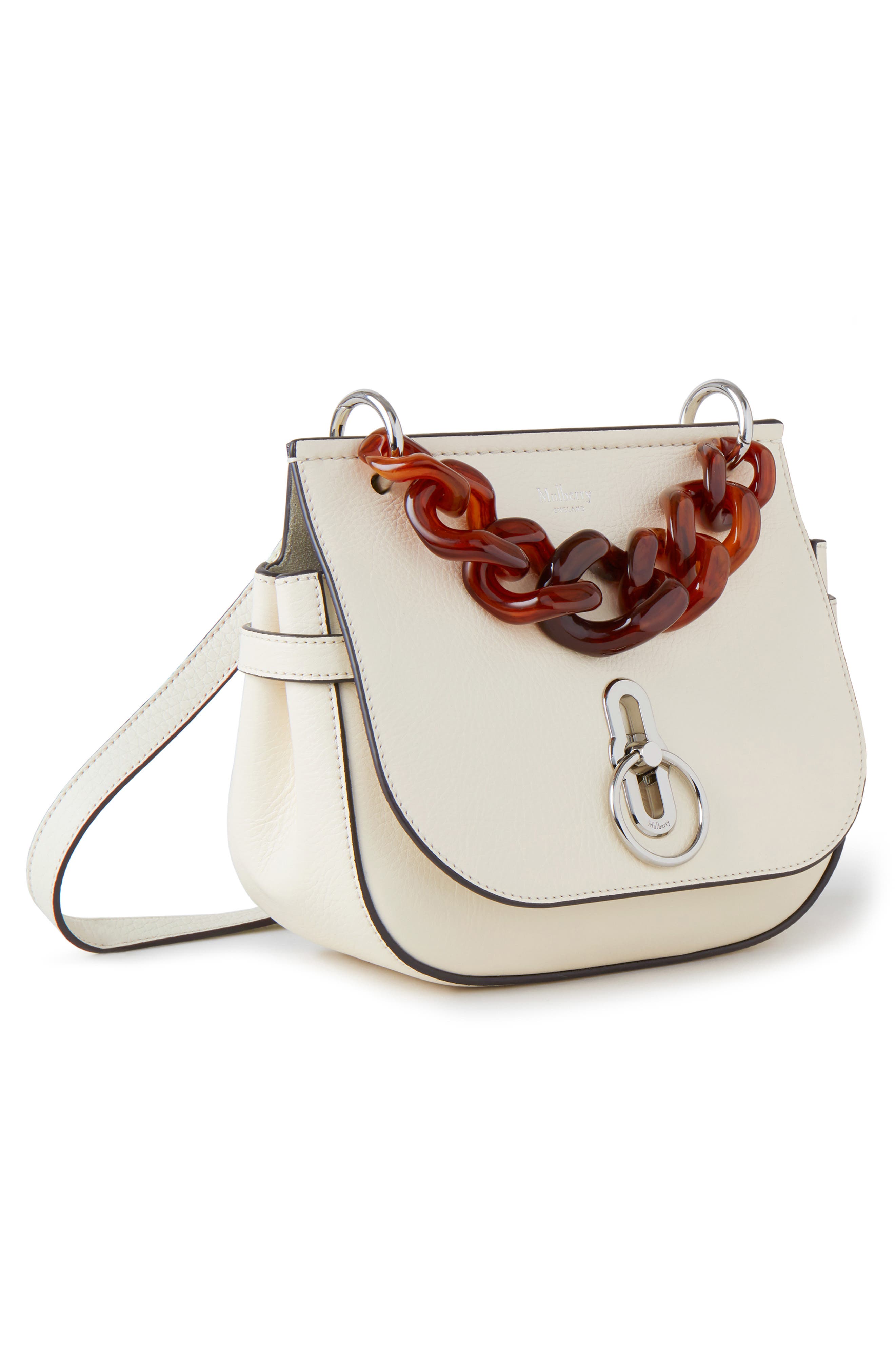 Mulberry Small Amberly Leather Satchel, Alternate, color, 