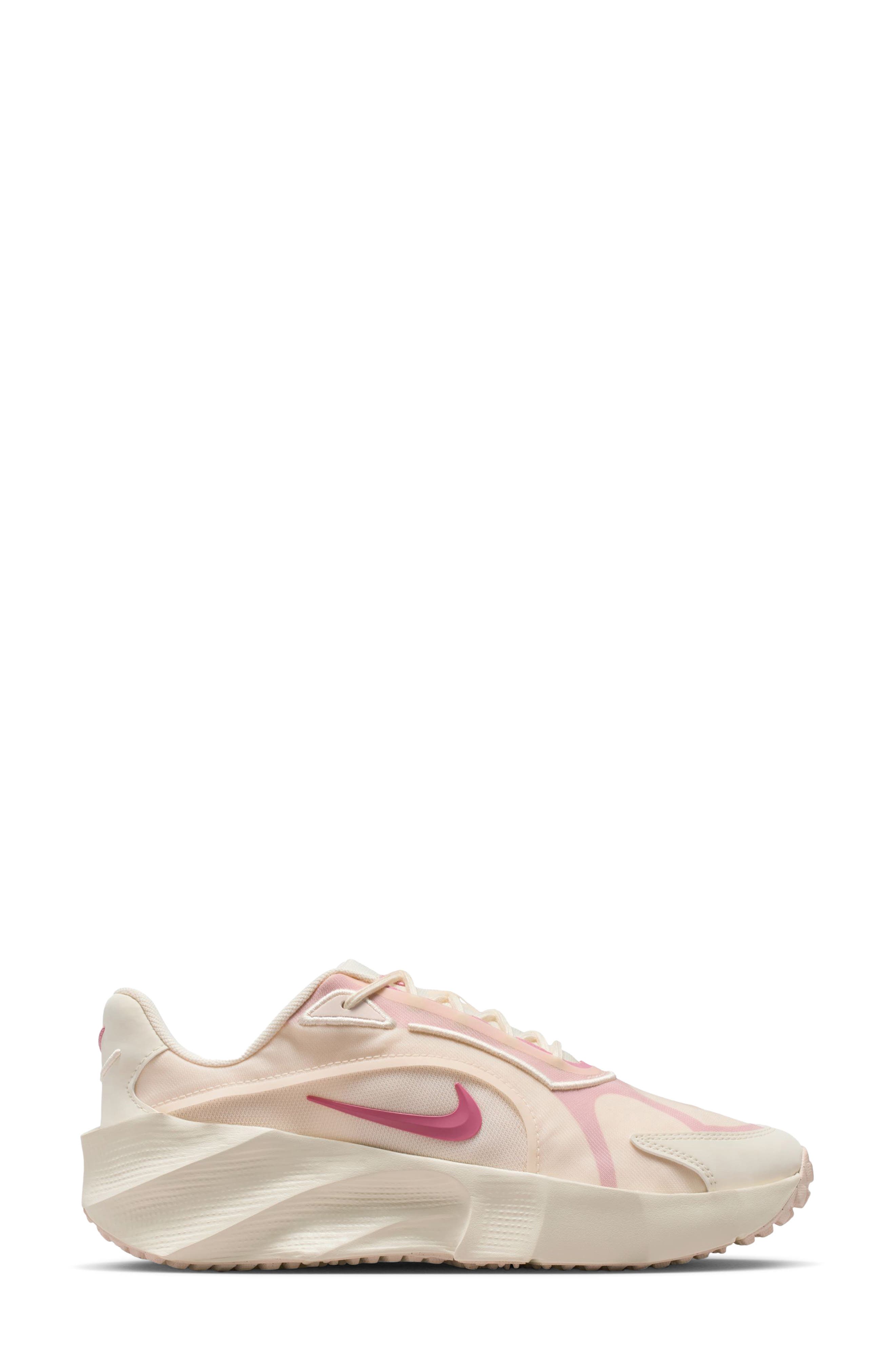 Aura Edge Sneaker, Alternate, color, CHALK/ PEONY/ PALE IVORY/ PINK