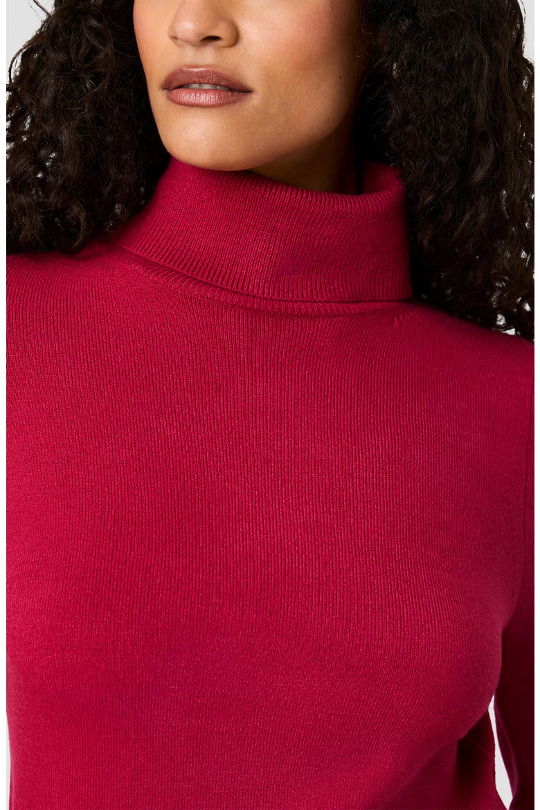 Babysoft Turtleneck Sweater, Alternate, color, ROSE BUDOIR