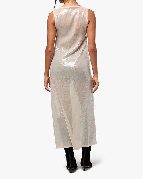 Weworewhat Sequin Maxi Dress In Blush