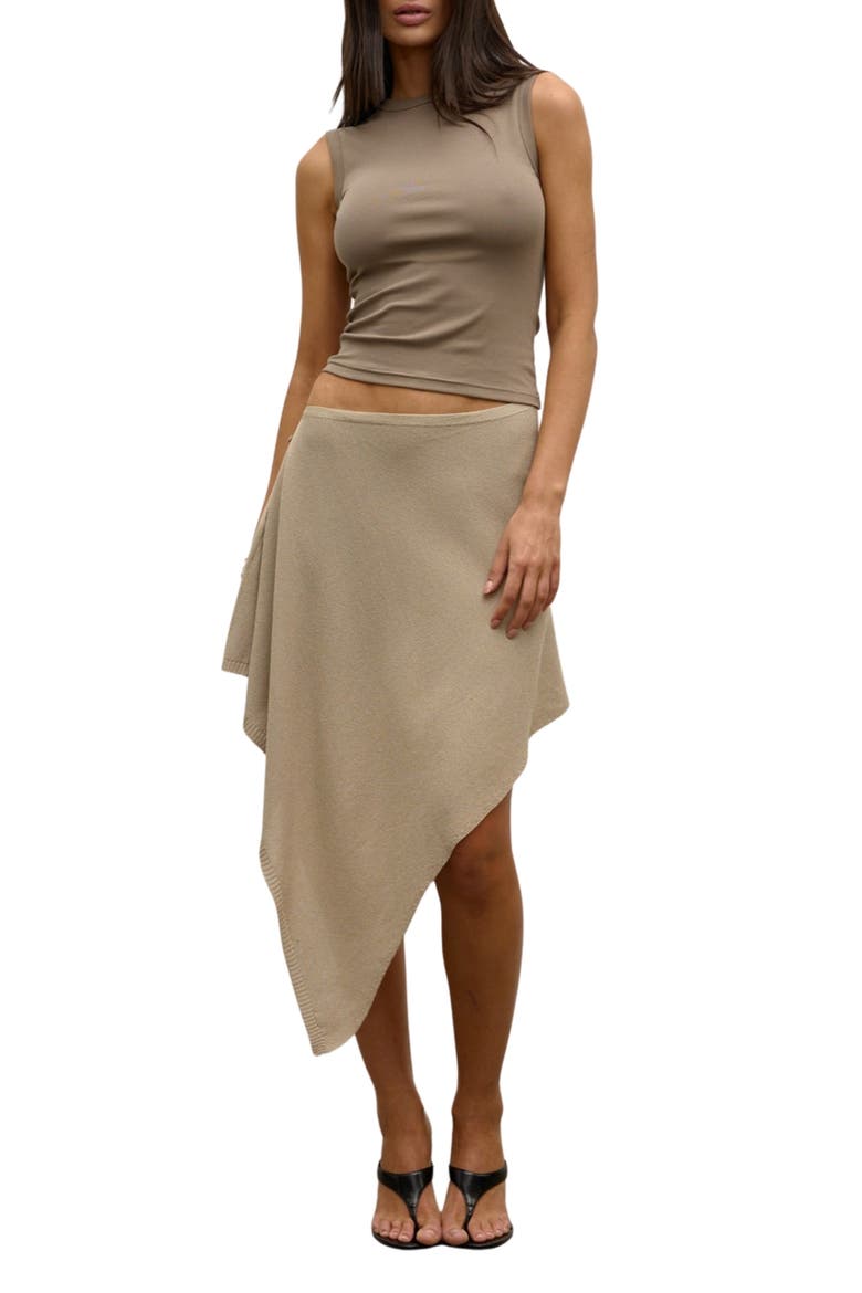 Regan Stretch Cotton Tank Top, Alternate, color, SIENNA