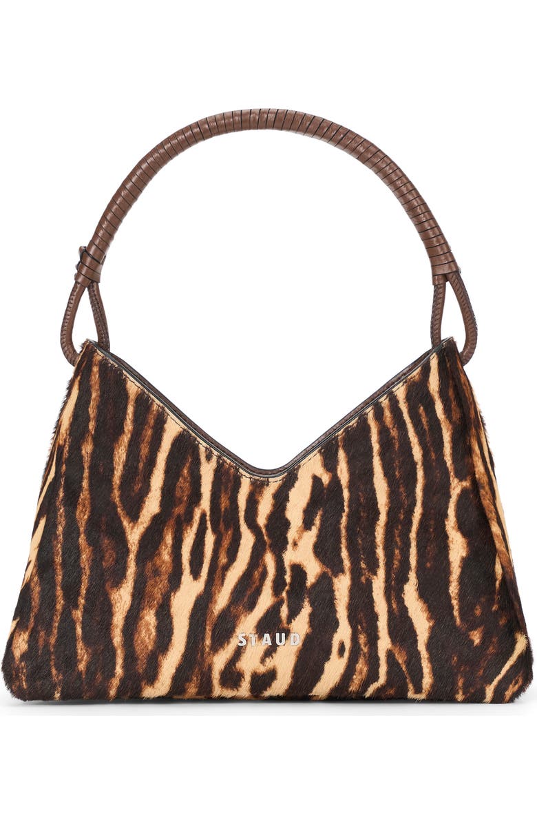 STAUD Valerie Genuine Calf Hair Shoulder Bag, Alternate, color,