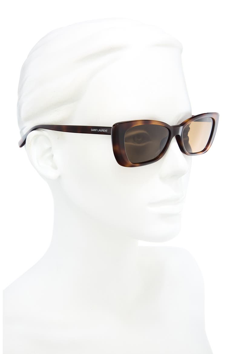 SL 943 Rectangle Sunglasses, Alternate, color, HAVANA