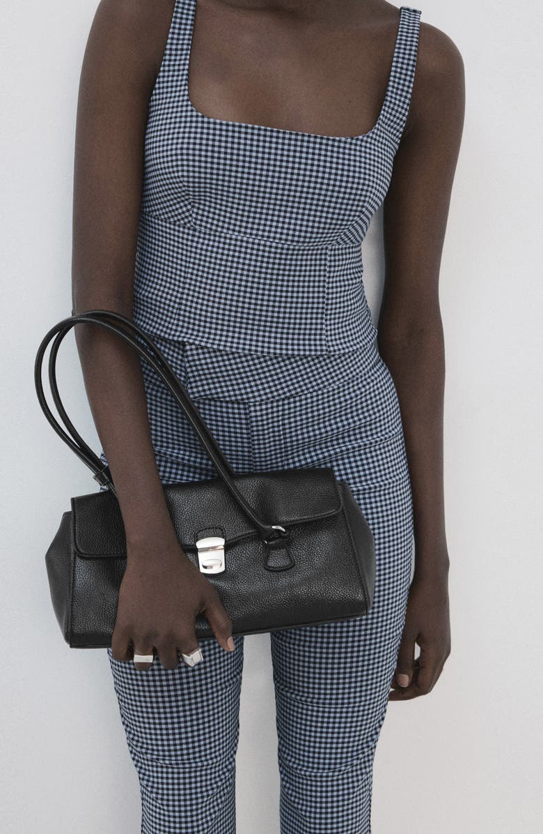 MANGO Victoria Pantalon Ankle Pants, Alternate, color, Blue