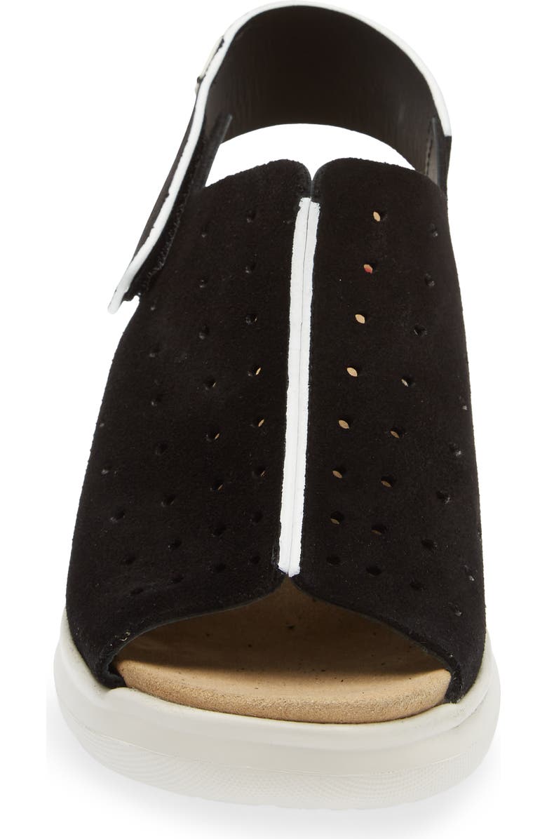 On Foot Slingback Wedge Sandal, Alternate, color,