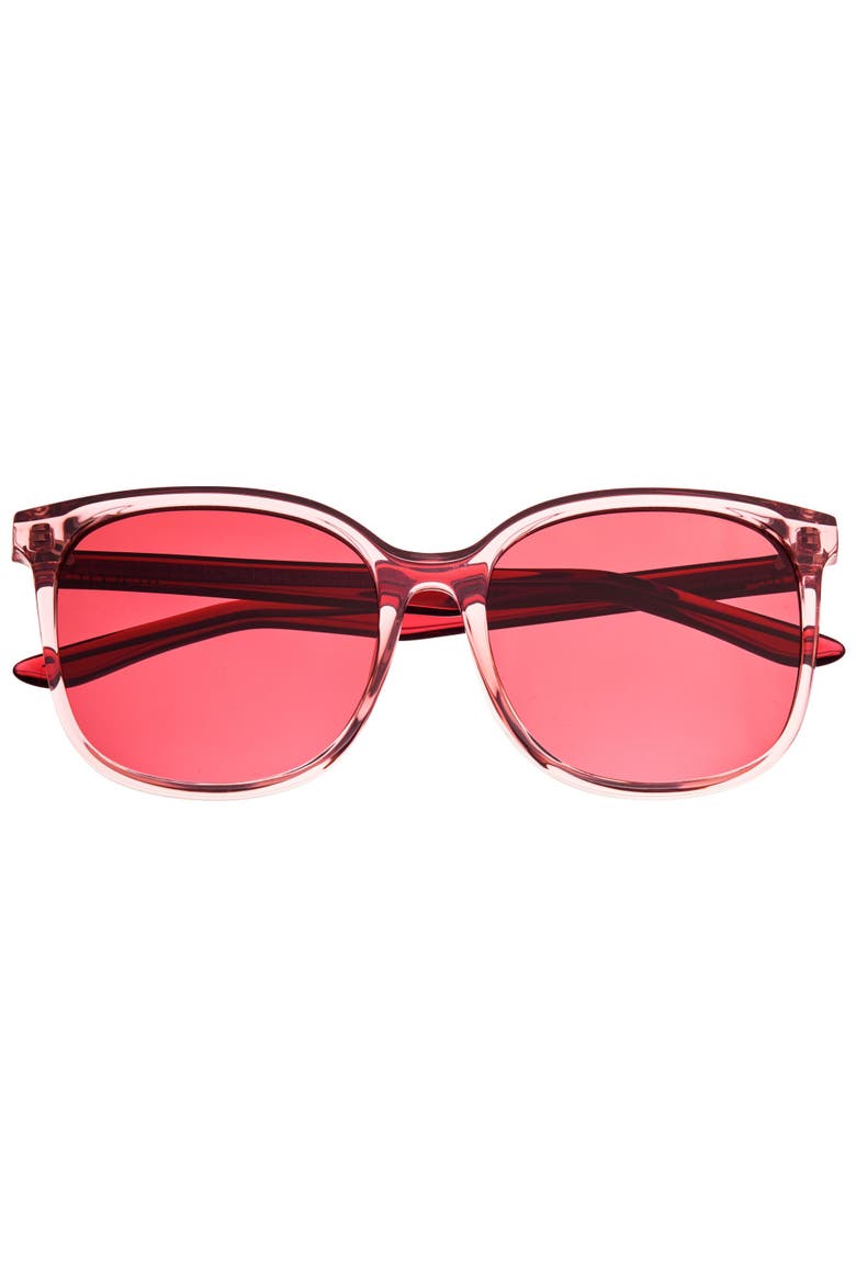 Avery Polarized Sunglasses, Alternate, color, Pink/Pink