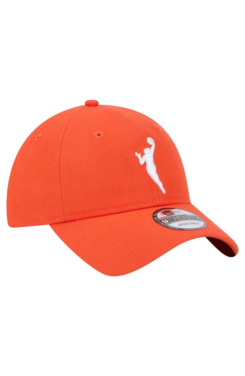 New Era Men's New Era Orange WNBA Logo 9TWENTY Adjustable Hat, Alternate, color,