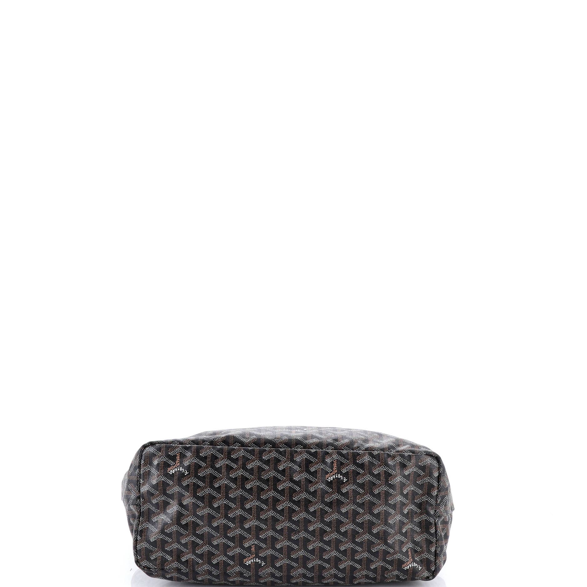 Pre-Owned Goyard Saint Louis Tote Coated Canvas PM, Alternate, color, Black