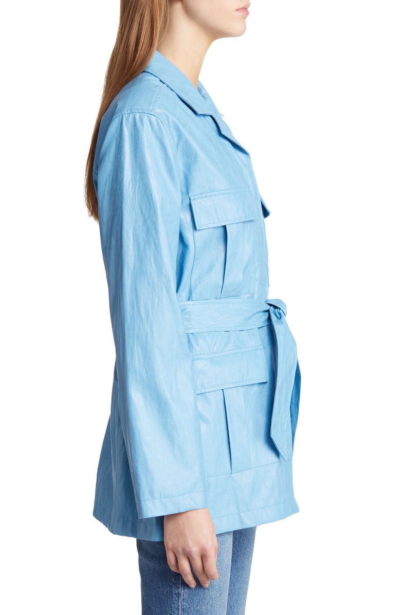 Rails Romily Belted Faux Leather Jacket, Alternate, color,