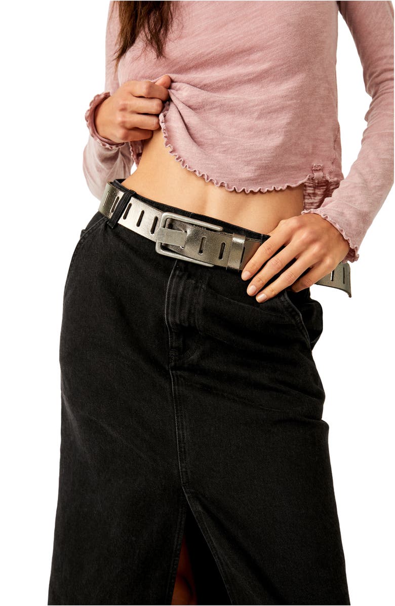 Free People We the Free Jona WTF Metallic Belt, Main, color,