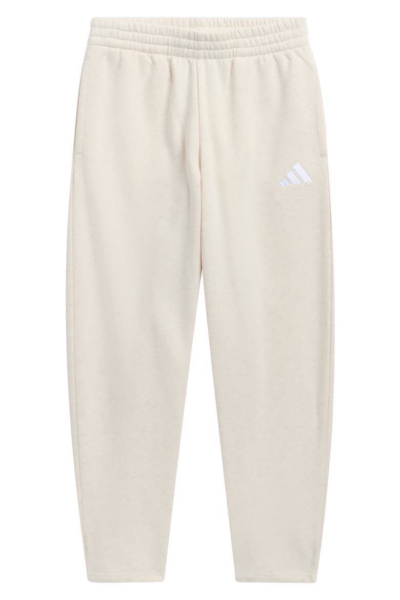 Kids' Cotton Blend Fleece Barrel Leg Pants, Main, color, OATMEAL HEATHER