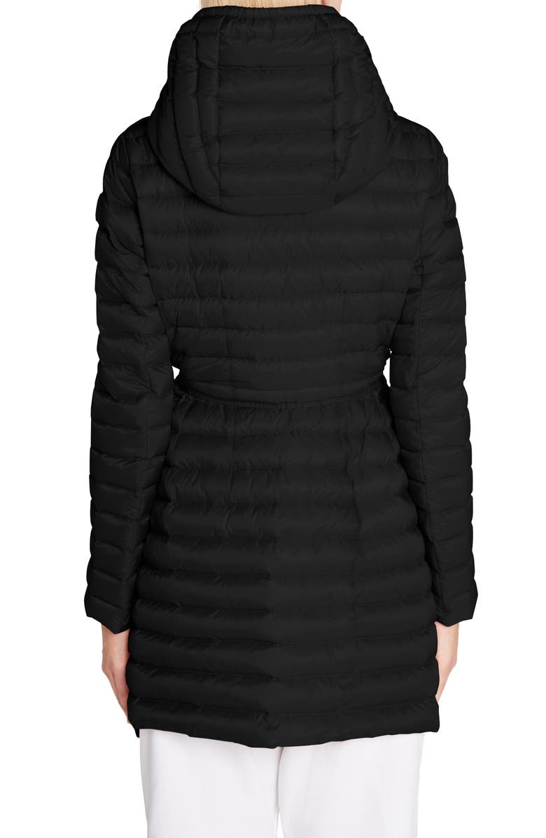 Moncler Barbel Water Resistant Long Hooded Down Jacket, Alternate, color,