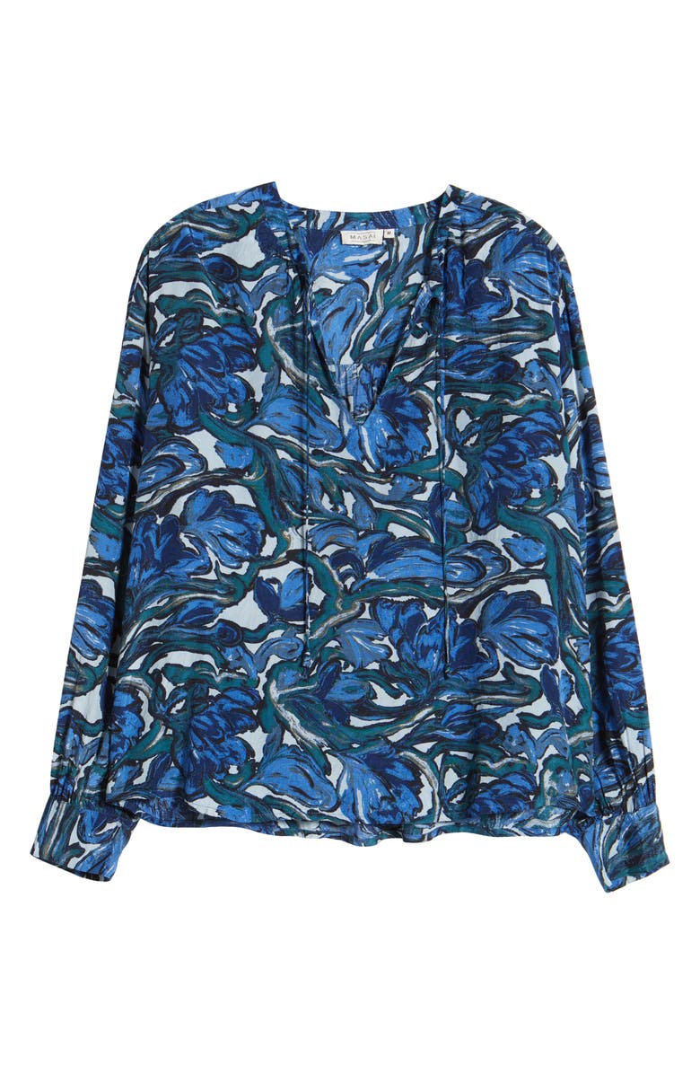 Masai Copenhagen Bonitai Split Neck Top, Alternate, color, 