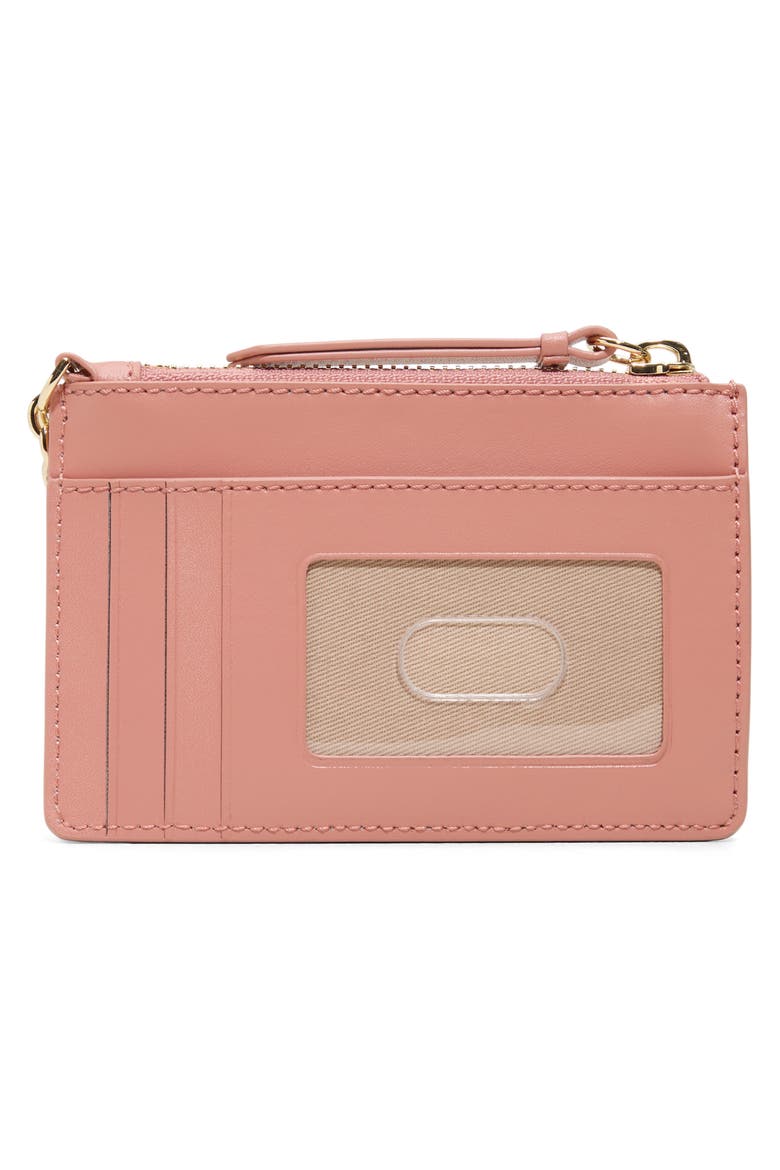 Sutton Charm Wallet, Alternate, color, DARK ROSE
