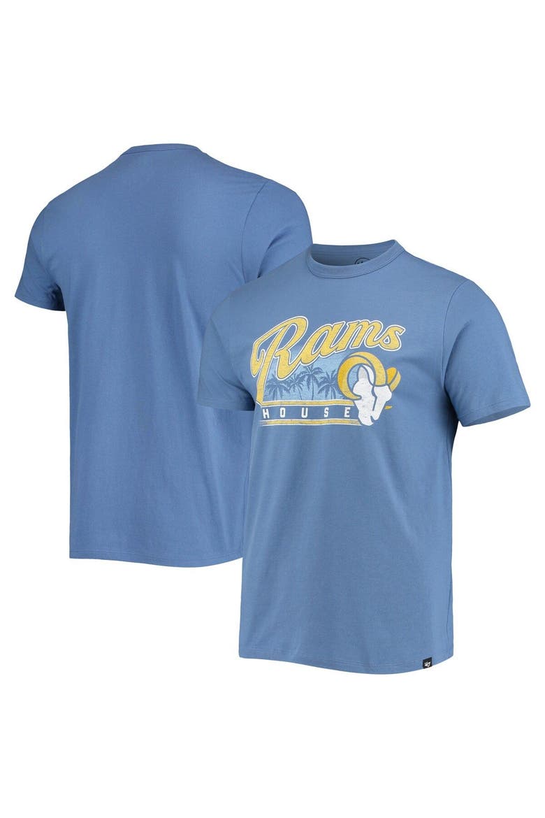 Men's '47 Royal Los Angeles Rams Team Franklin T-Shirt, Main, color, Royal