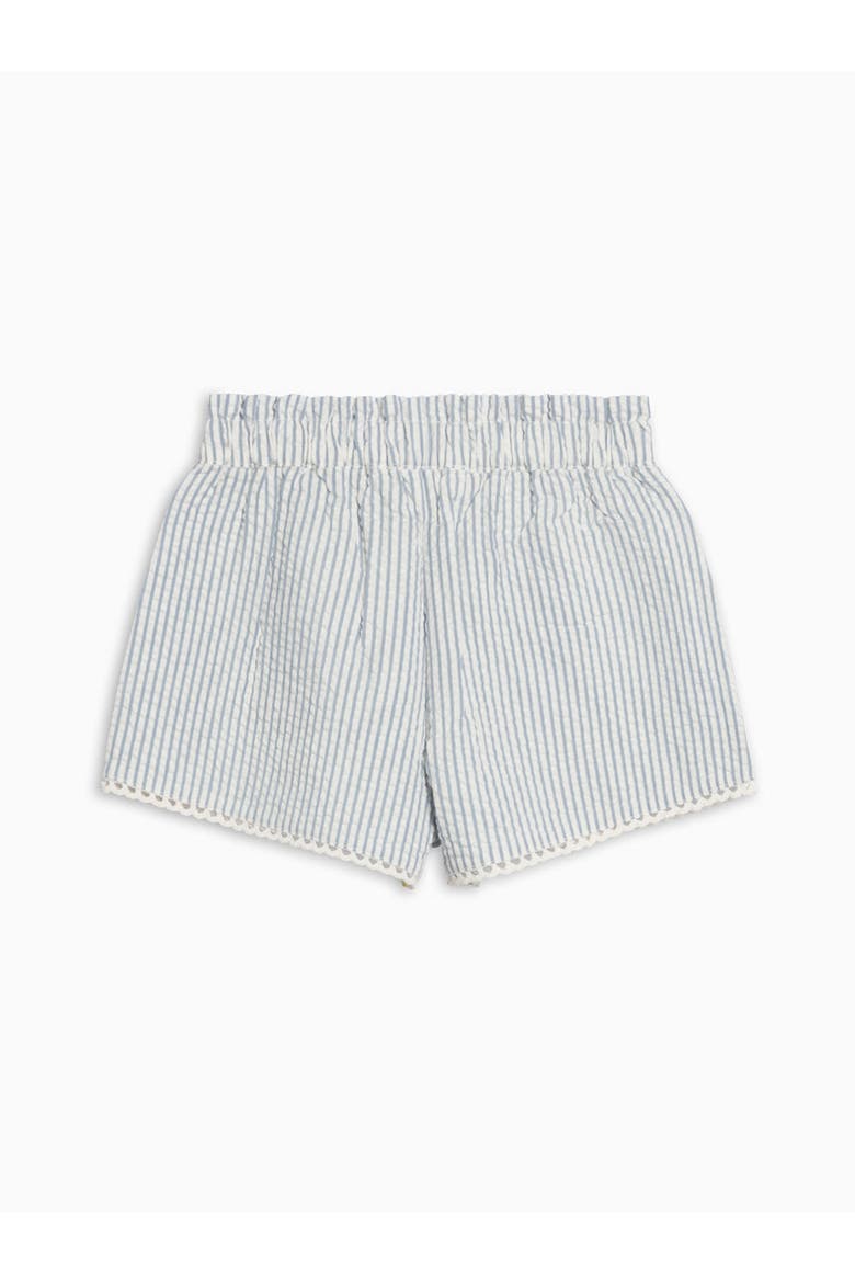 Organic Patty Scalloped Trim Short, Alternate, color, Shore Stripe/Sea