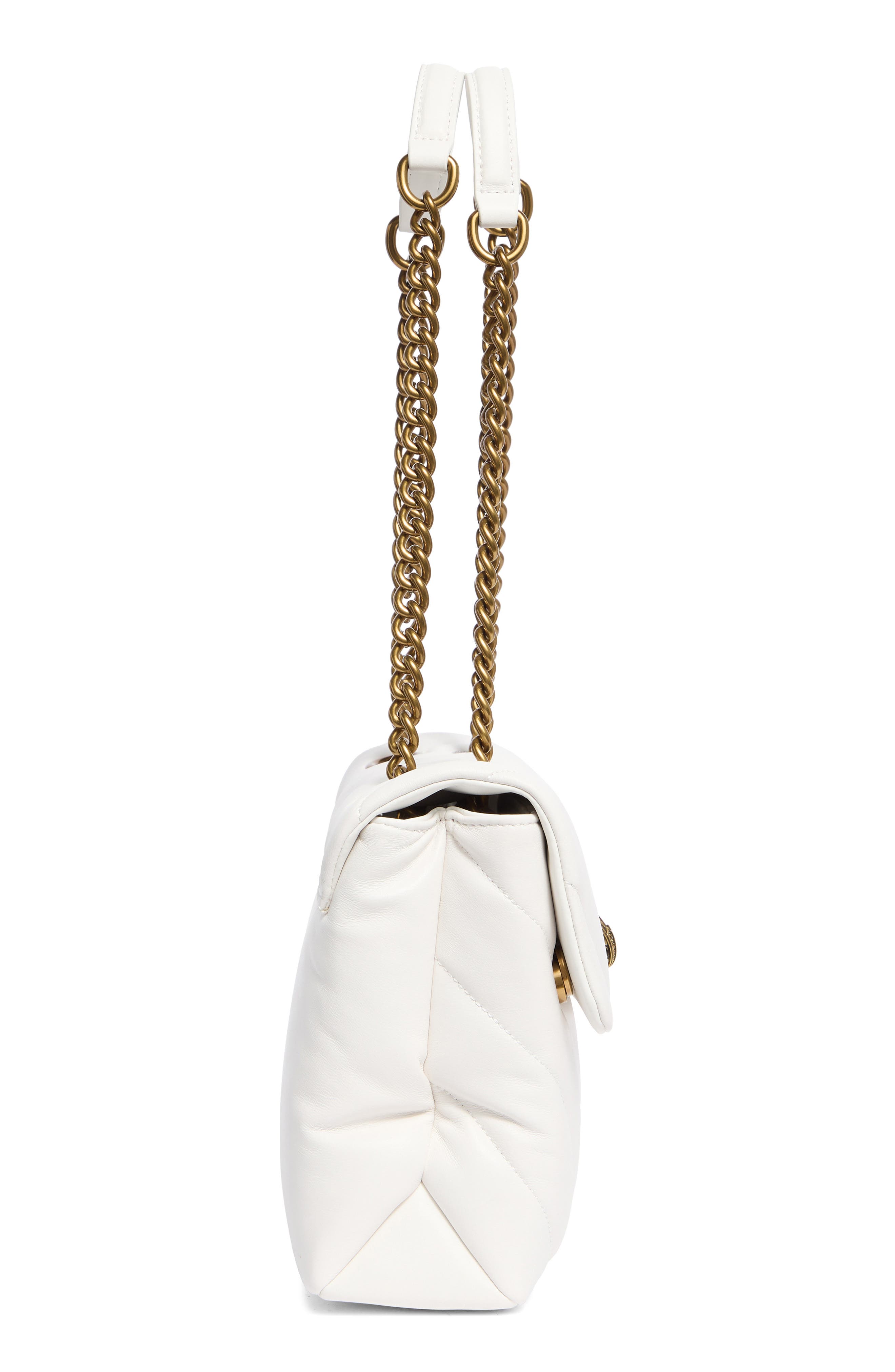 Kurt Geiger London Soho Quilted Large Shoulder Bag, Alternate, color, White
