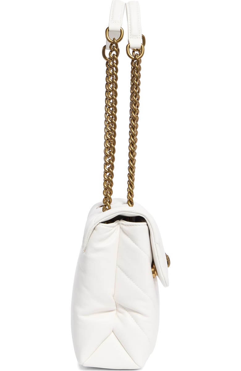 Kurt Geiger London Soho Quilted Large Shoulder Bag, Alternate, color, White