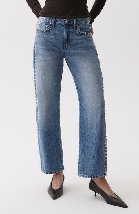 Lexi High Waist Ankle Straight Leg Jeans