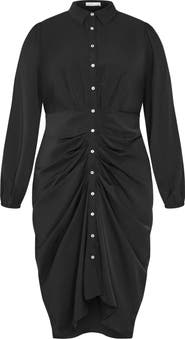 City Chic Lianna Long Sleeve Dress