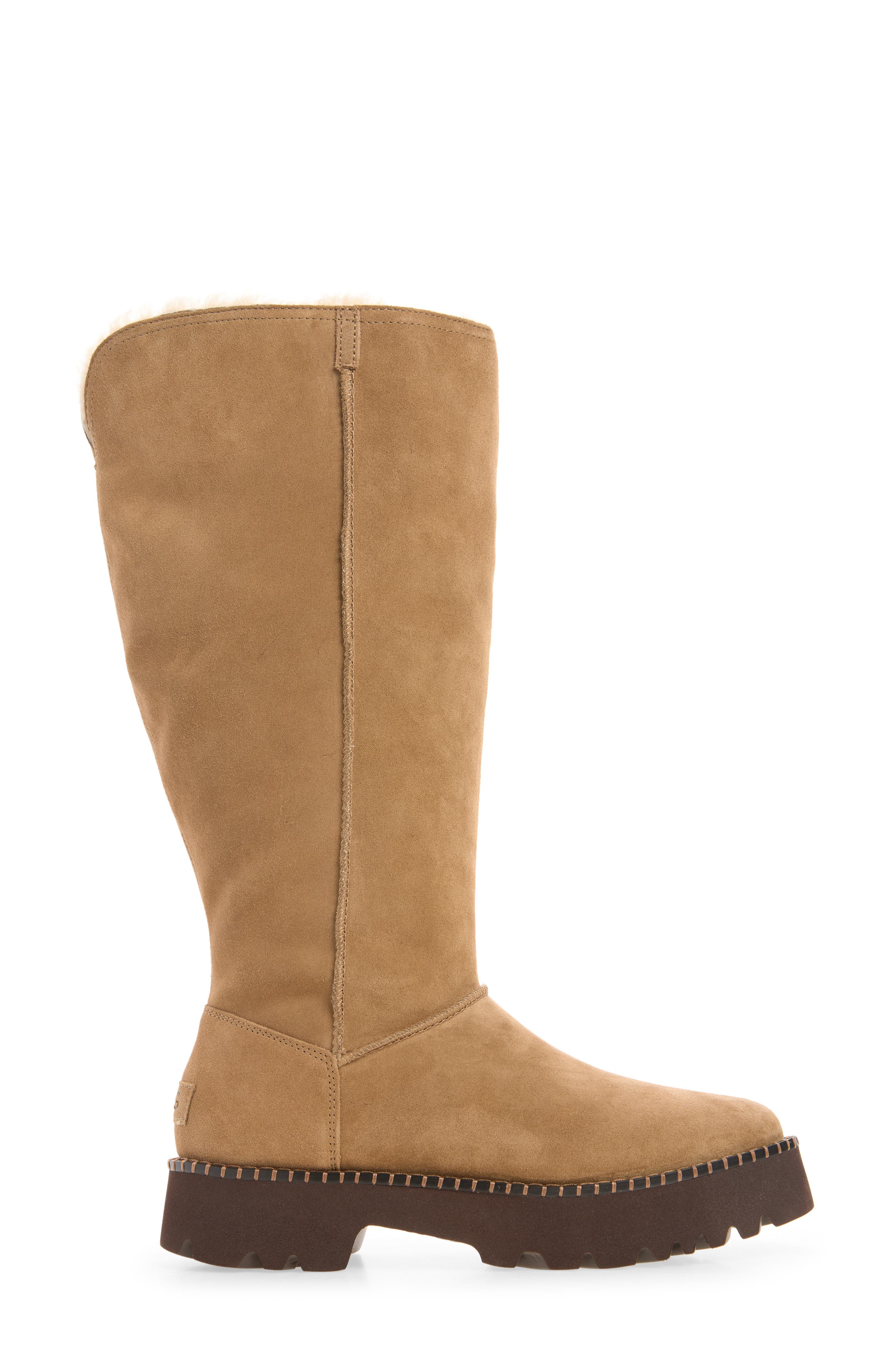 Uptowner Tall Boot, Alternate, color, LIGHT BRONZE