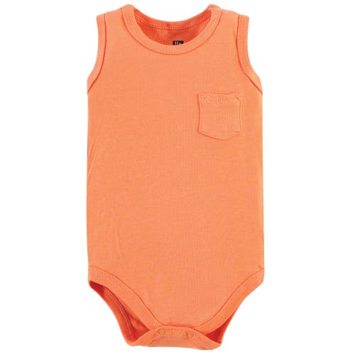 Hudson Baby Cotton Tank-style Bodysuits In Multi