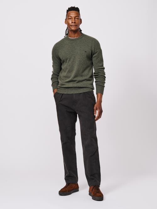 Aubin Westbourne Crew Neck Sweater In Brown