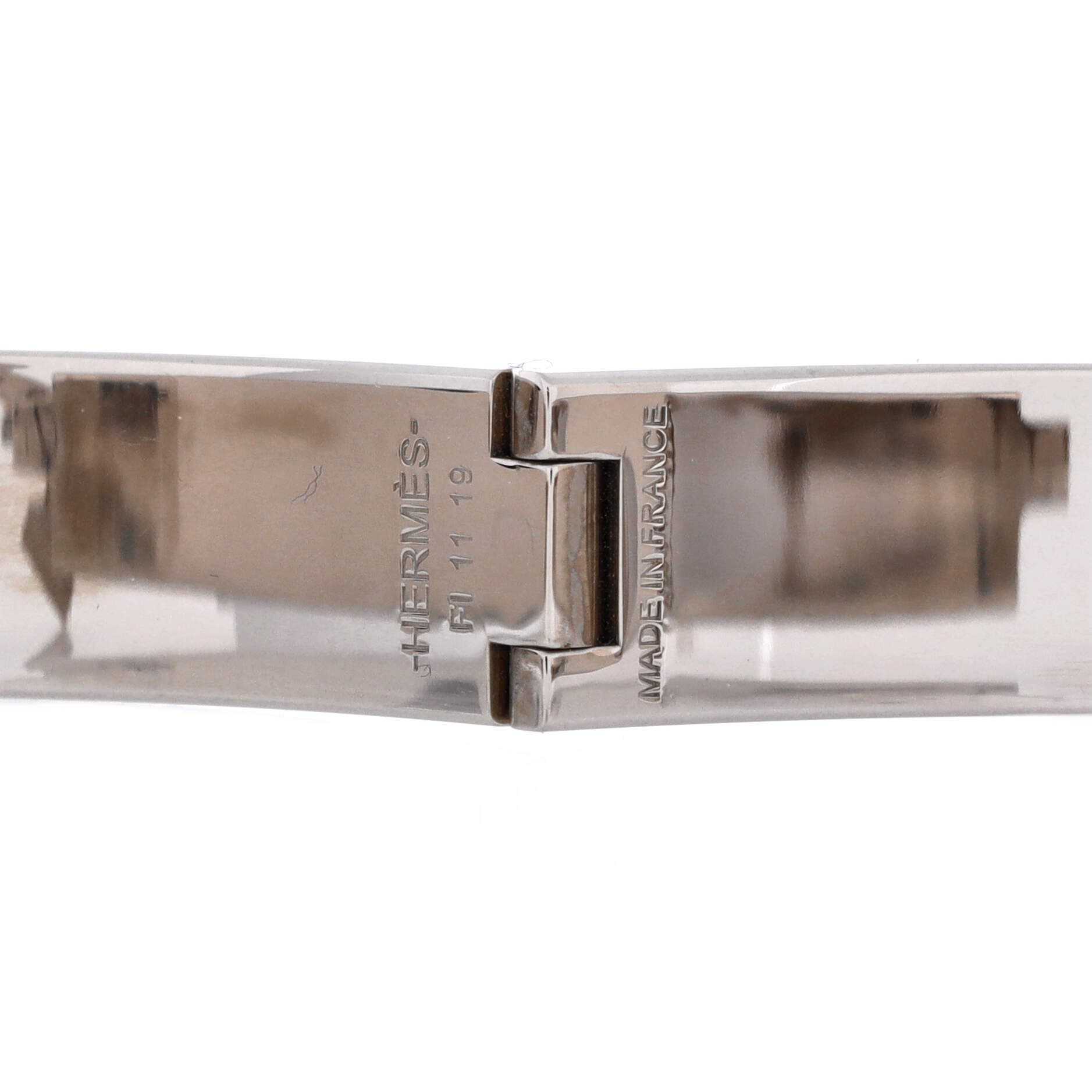 Clic H Bracelet Enamel Narrow, Alternate, color, Black